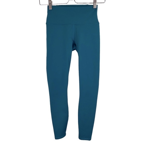 Fabletics Teal Boost PowerHold High-Waisted 7/8 Legging Fjord/Multi size XXS - Picture 5 of 6